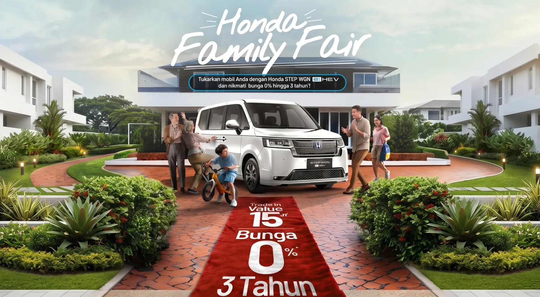 Bakal Masuk Garasi! Intip Kemeriahan Honda Family Fair dan Promo Eksklusif Honda STEP WGN e:HEV