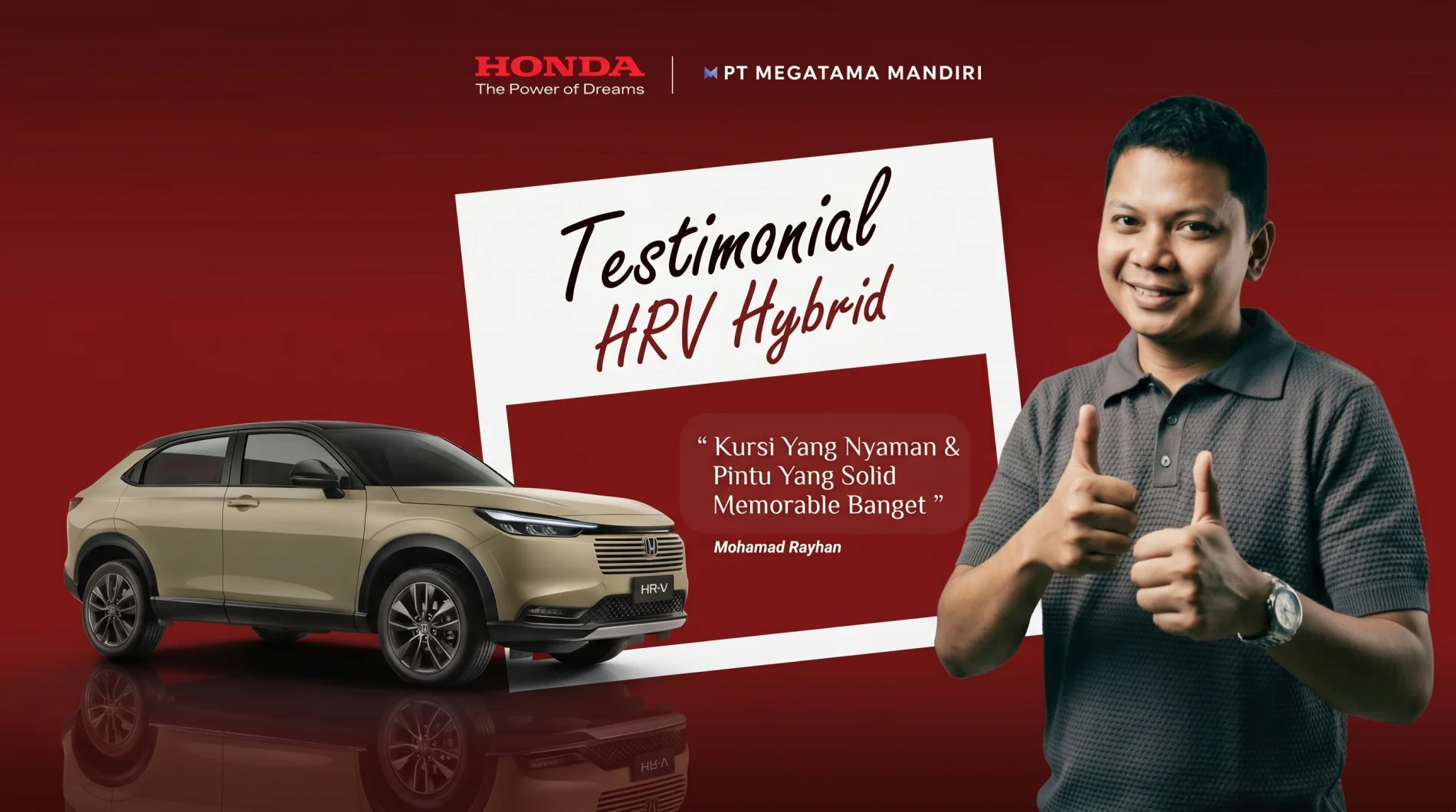 Review & Testimonial Jujur Honda HR-V Hybrid 2025: Kabin Senyap, Performa Responsif!